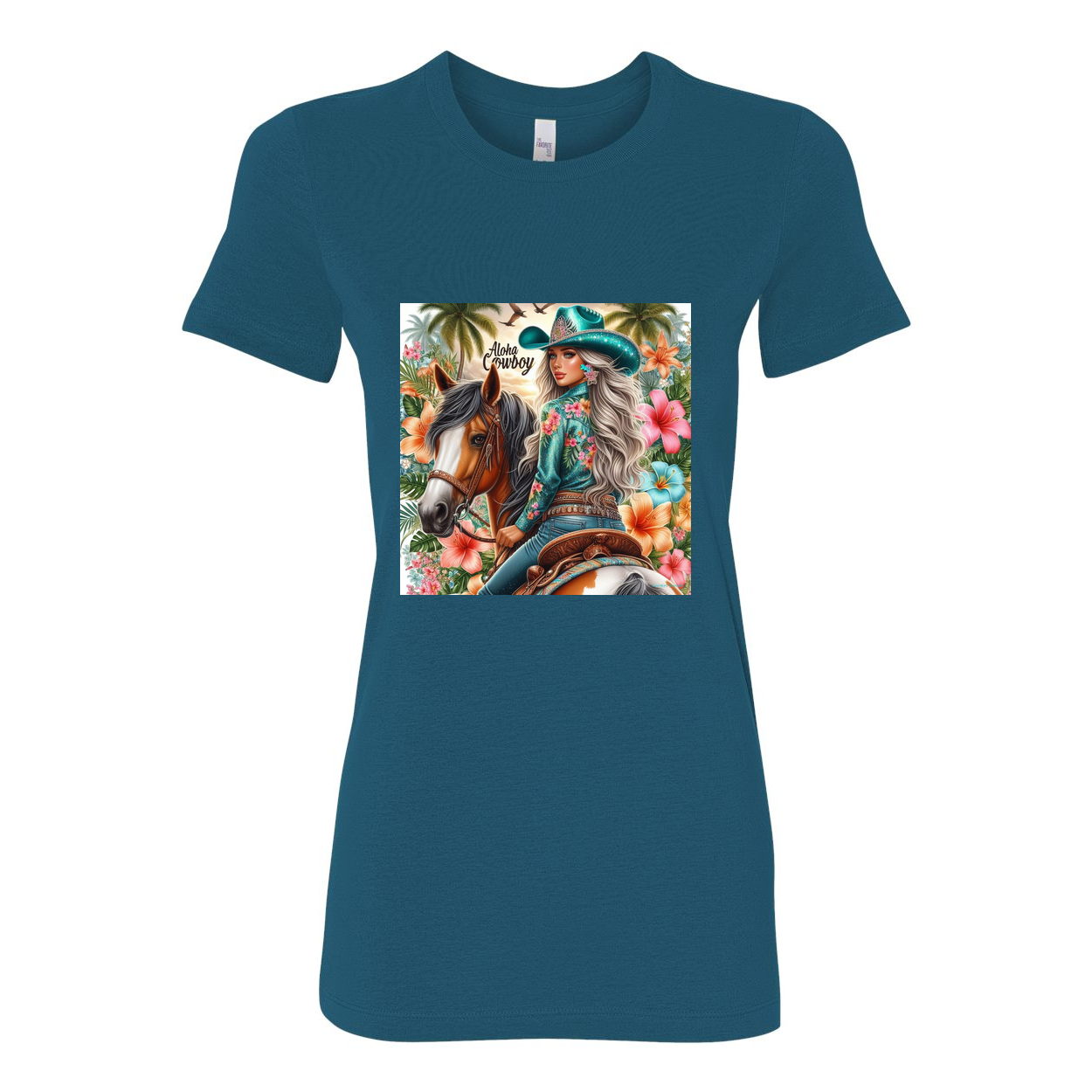 Aloha Cowboy Island Cowgirl Favorite T Shirts
