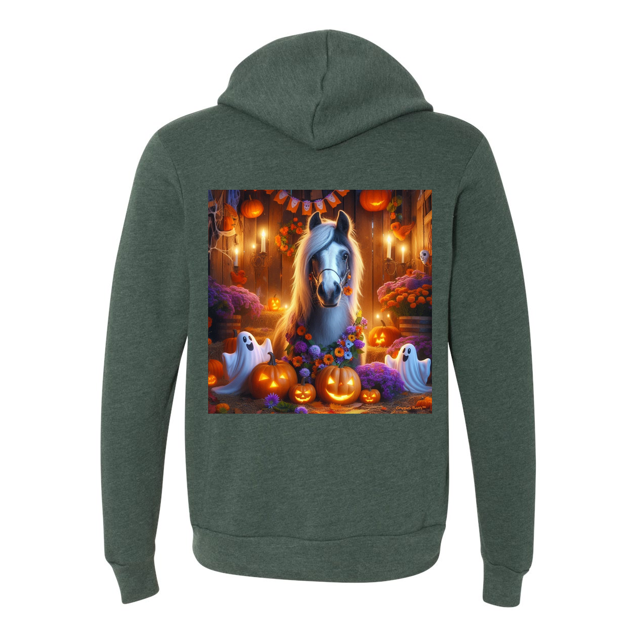 Pony Ghost Party Zip Up Sweatshirt