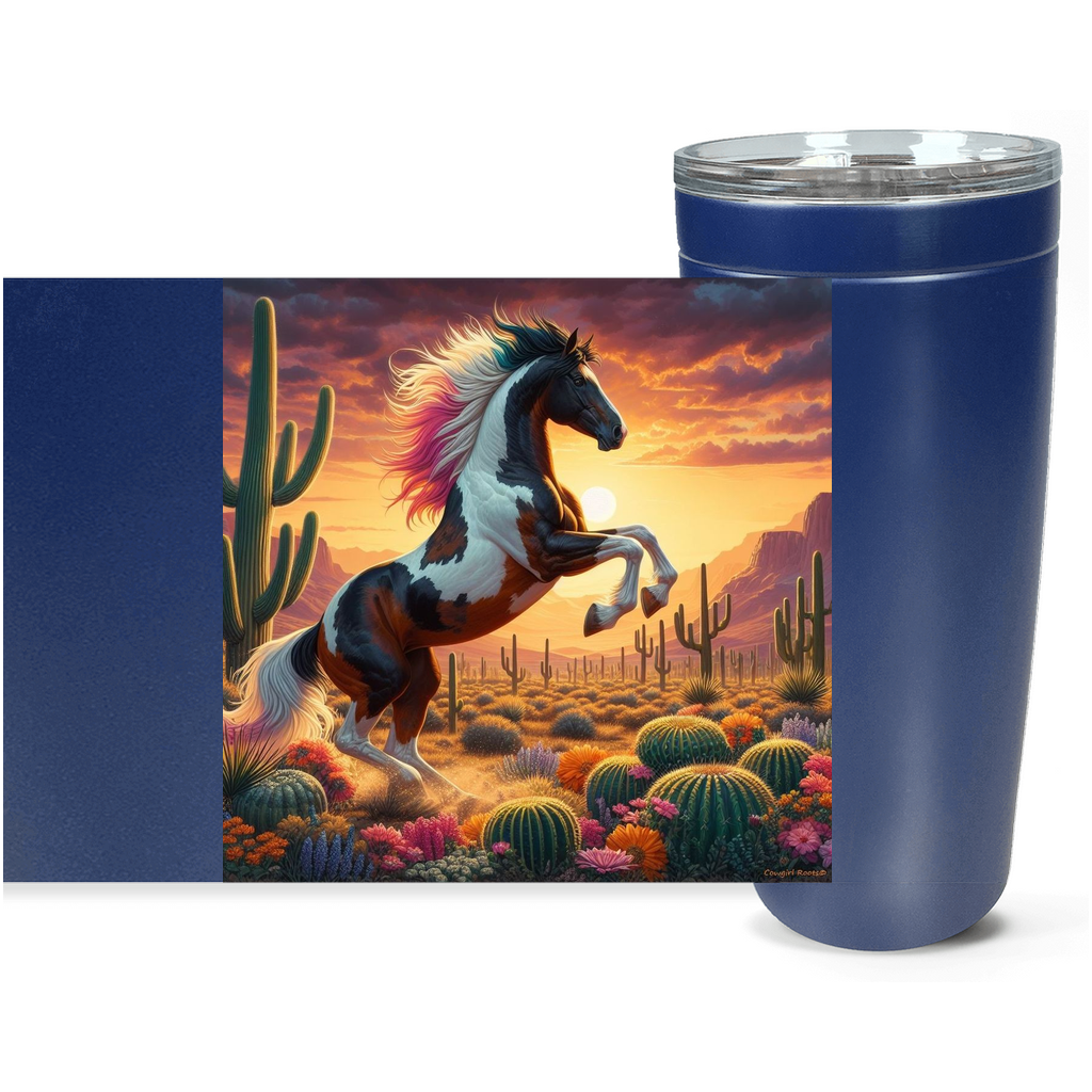 Cowgirl Roots™ Tumbler 20oz Painted Desert Stainless Steel Insulated Hot and Cold Travel Tumbler Mugs