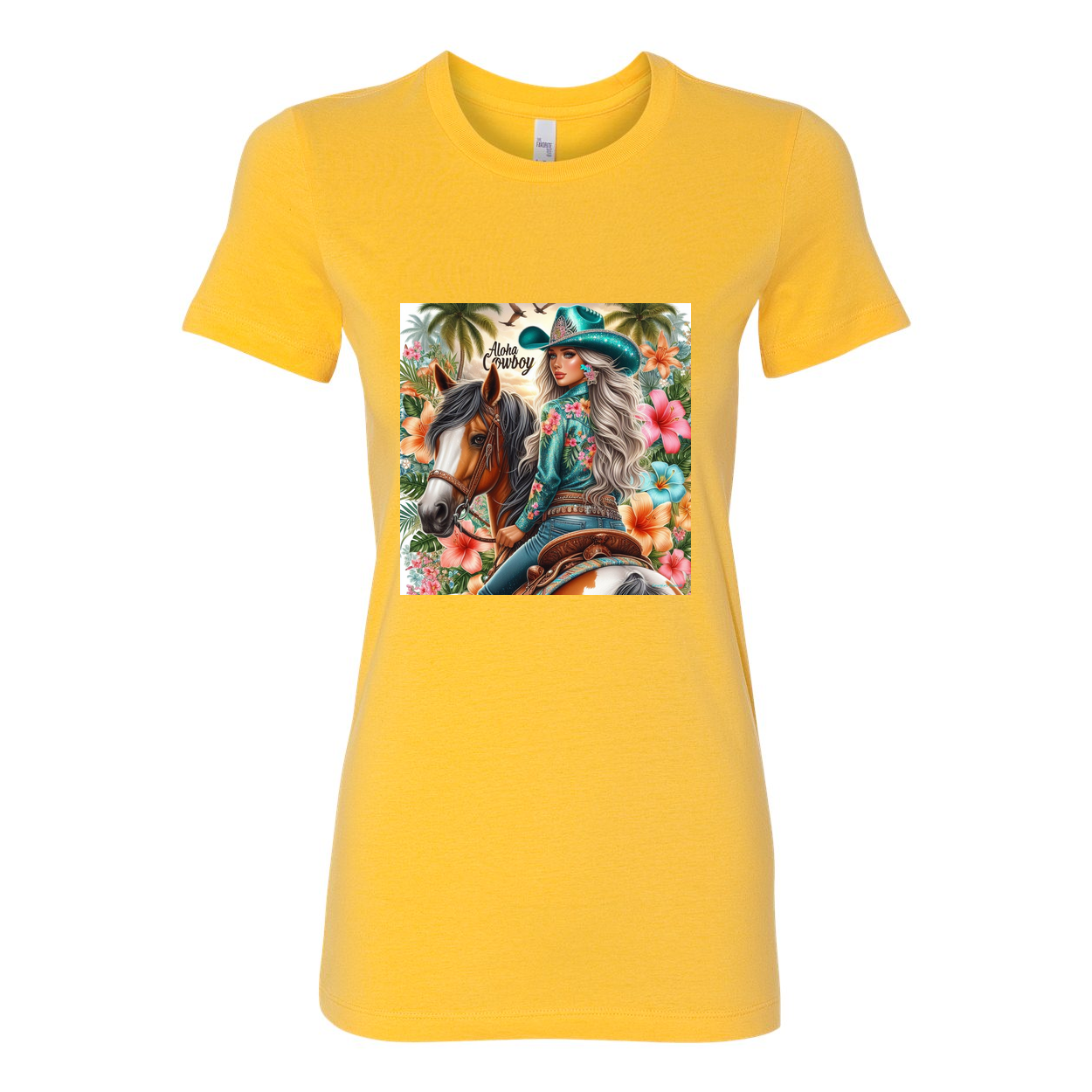 Aloha Cowboy Island Cowgirl Favorite T Shirts