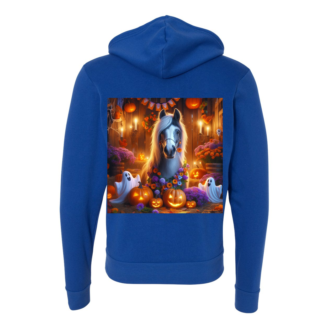 Pony Ghost Party Zip Up Sweatshirt