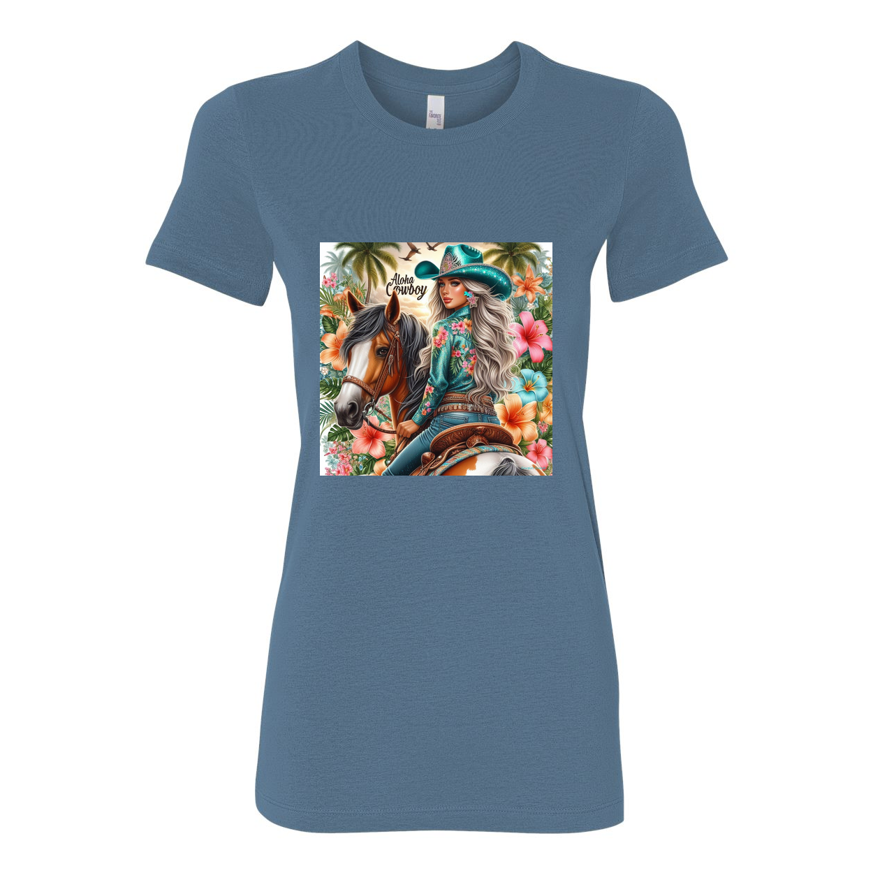Aloha Cowboy Island Cowgirl Favorite T Shirts