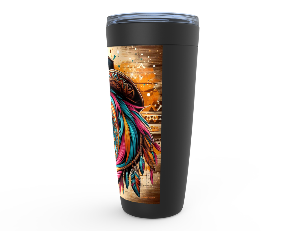 Cowgirl Roots™ Tumbler 20oz Cowboy Gus Stainless Steel Insulated Hot and Cold Travel Tumbler Mugs