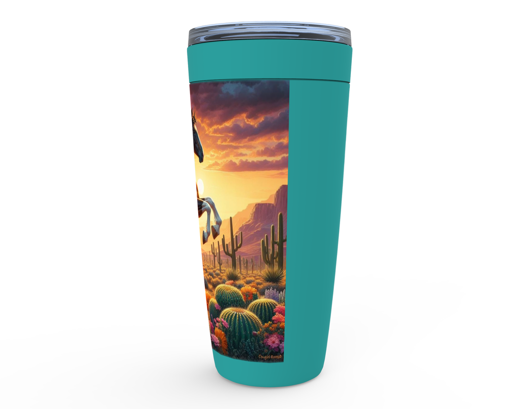 Cowgirl Roots™ Tumbler 20oz Painted Desert Stainless Steel Insulated Hot and Cold Travel Tumbler Mugs