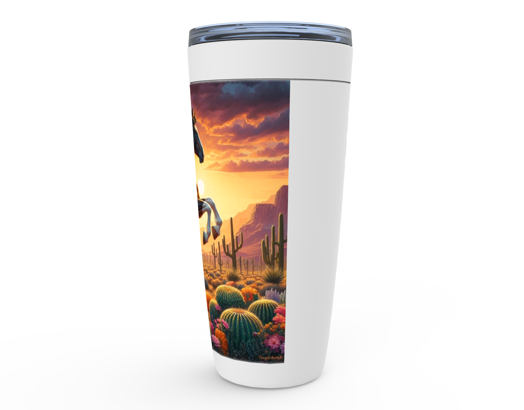 Cowgirl Roots™ Tumbler 20oz Painted Desert Stainless Steel Insulated Hot and Cold Travel Tumbler Mugs