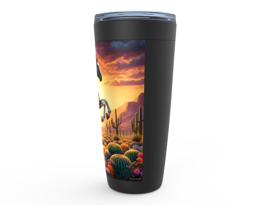 Cowgirl Roots™ Tumbler 20oz Painted Desert Stainless Steel Insulated Hot and Cold Travel Tumbler Mugs