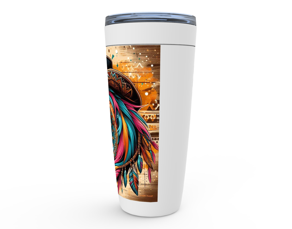 Cowgirl Roots™ Tumbler 20oz Cowboy Gus Stainless Steel Insulated Hot and Cold Travel Tumbler Mugs