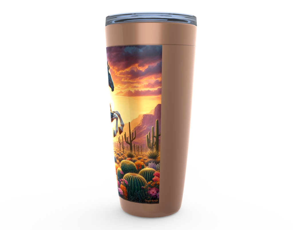 Cowgirl Roots™ Tumbler 20oz Painted Desert Stainless Steel Insulated Hot and Cold Travel Tumbler Mugs