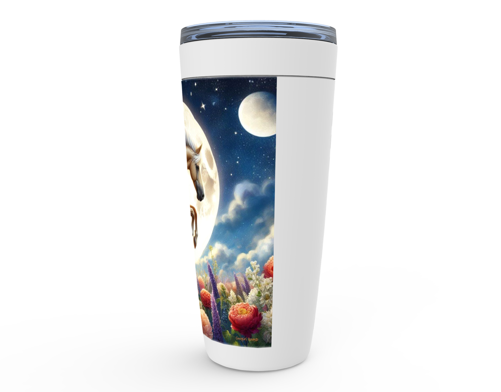 Cowgirl Roots™ Tumbler 20oz Palomino Moonshine Stainless Steel Insulated Hot and Cold Travel Tumbler Mugs