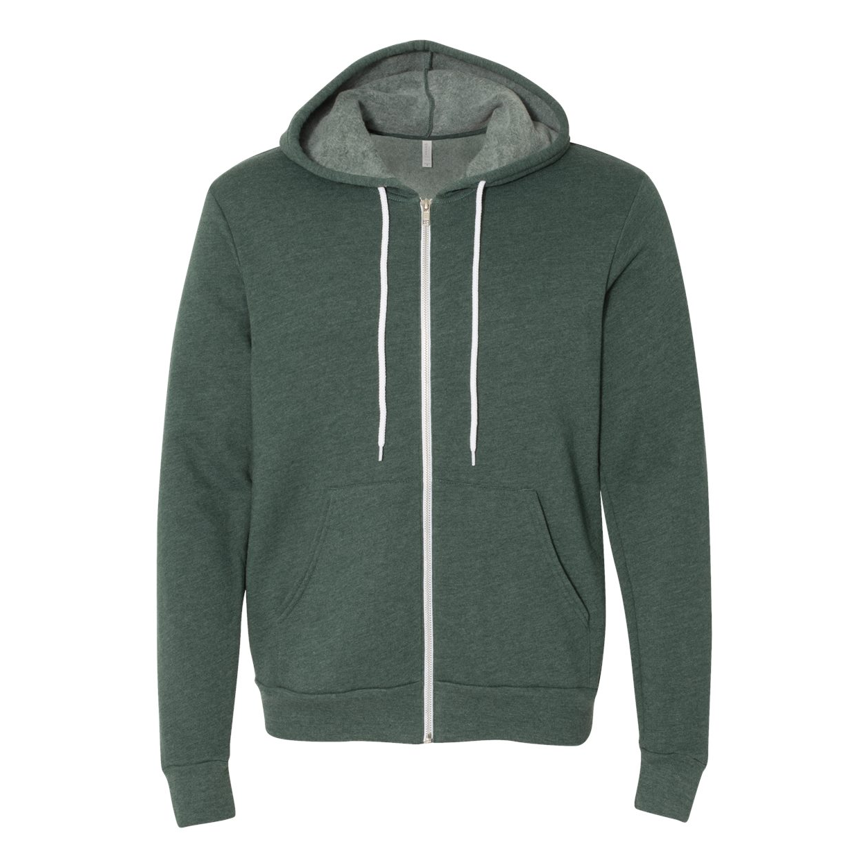 Cowgirl Roots™ Wood Splash Heart, Zip-Up Front Pocket Hooded Sweatshirts