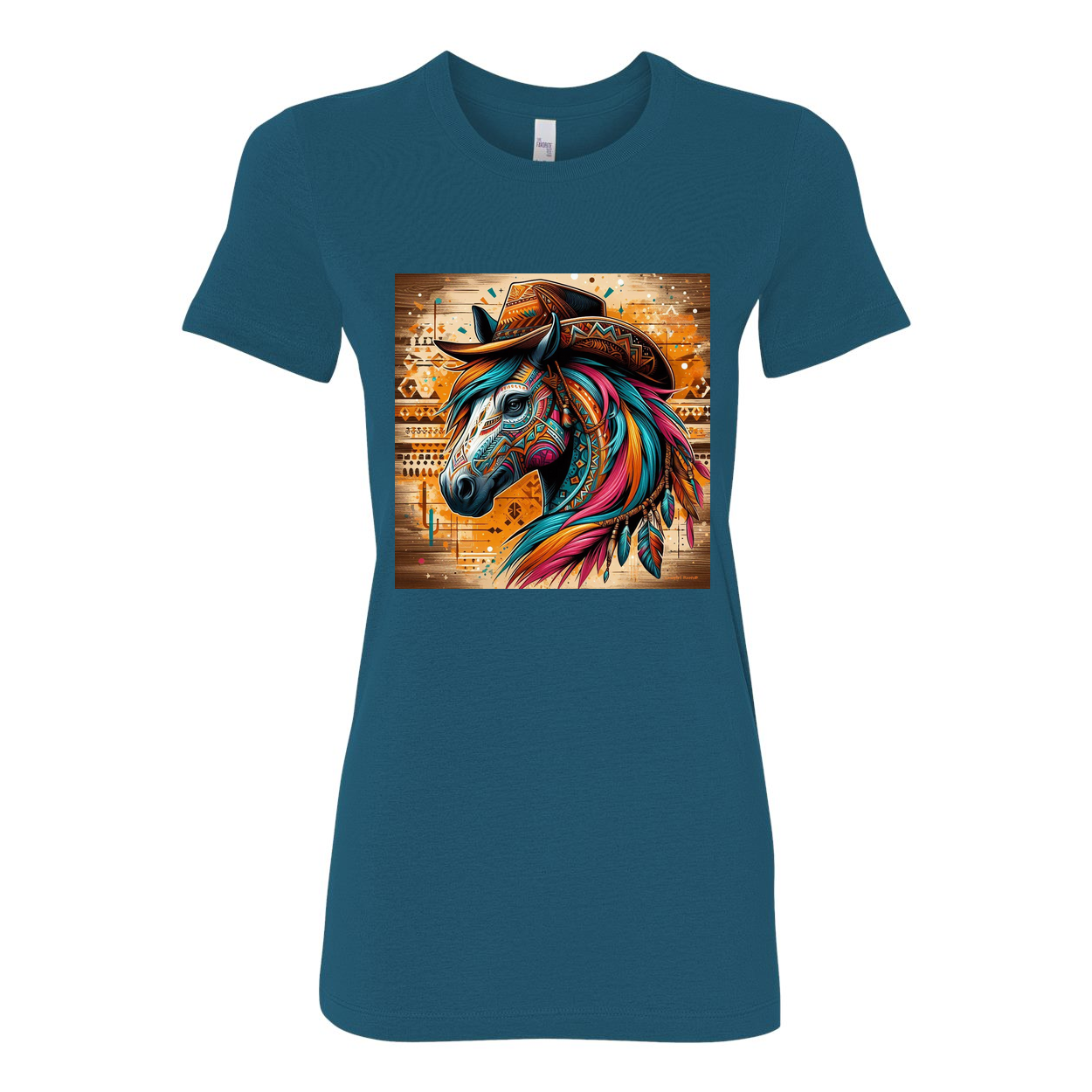 Cowboy Gus Tribal Horse Favorite T Shirts