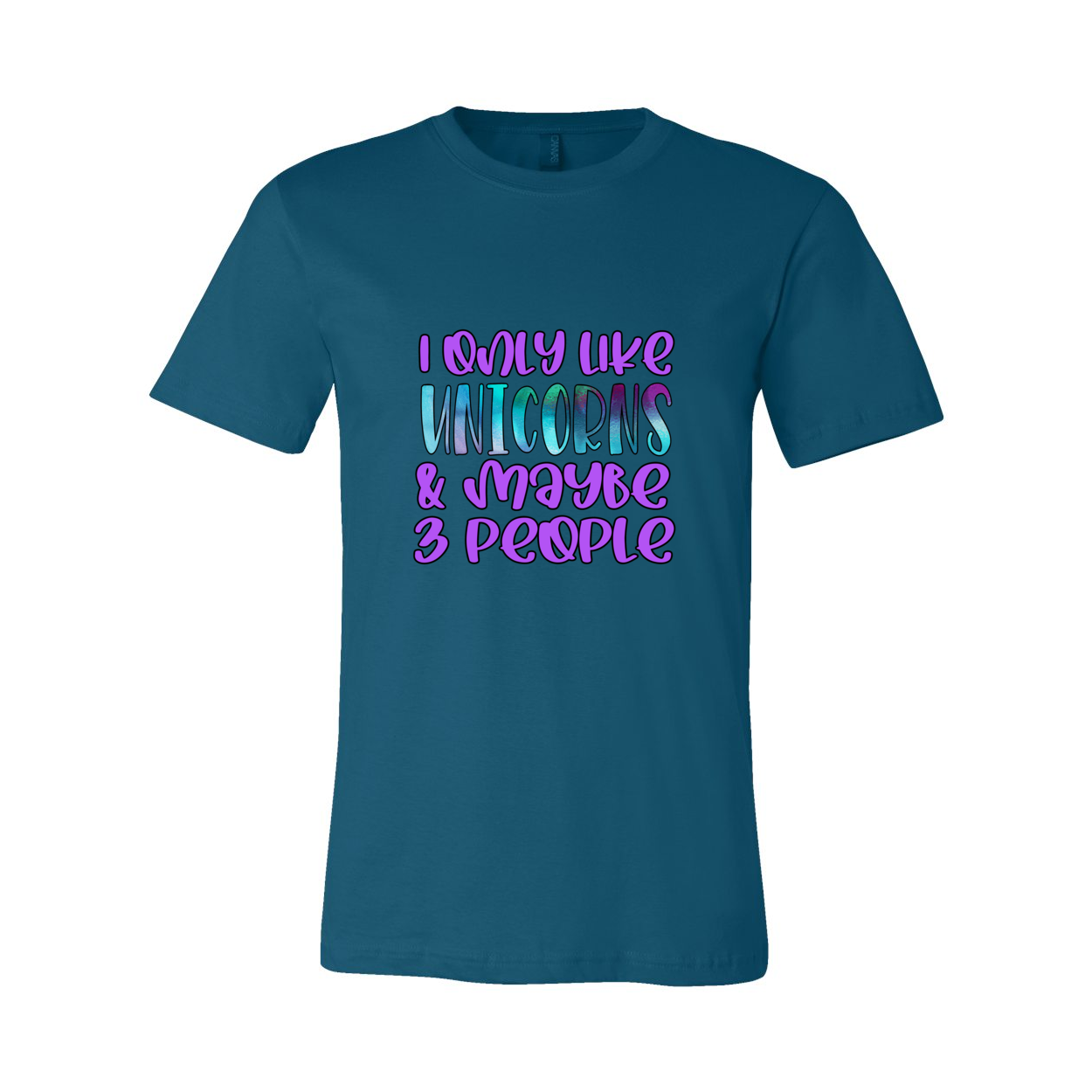 Cowgirl Roots™ I Only Like Unicorns and Maybe 3 People T Shirt