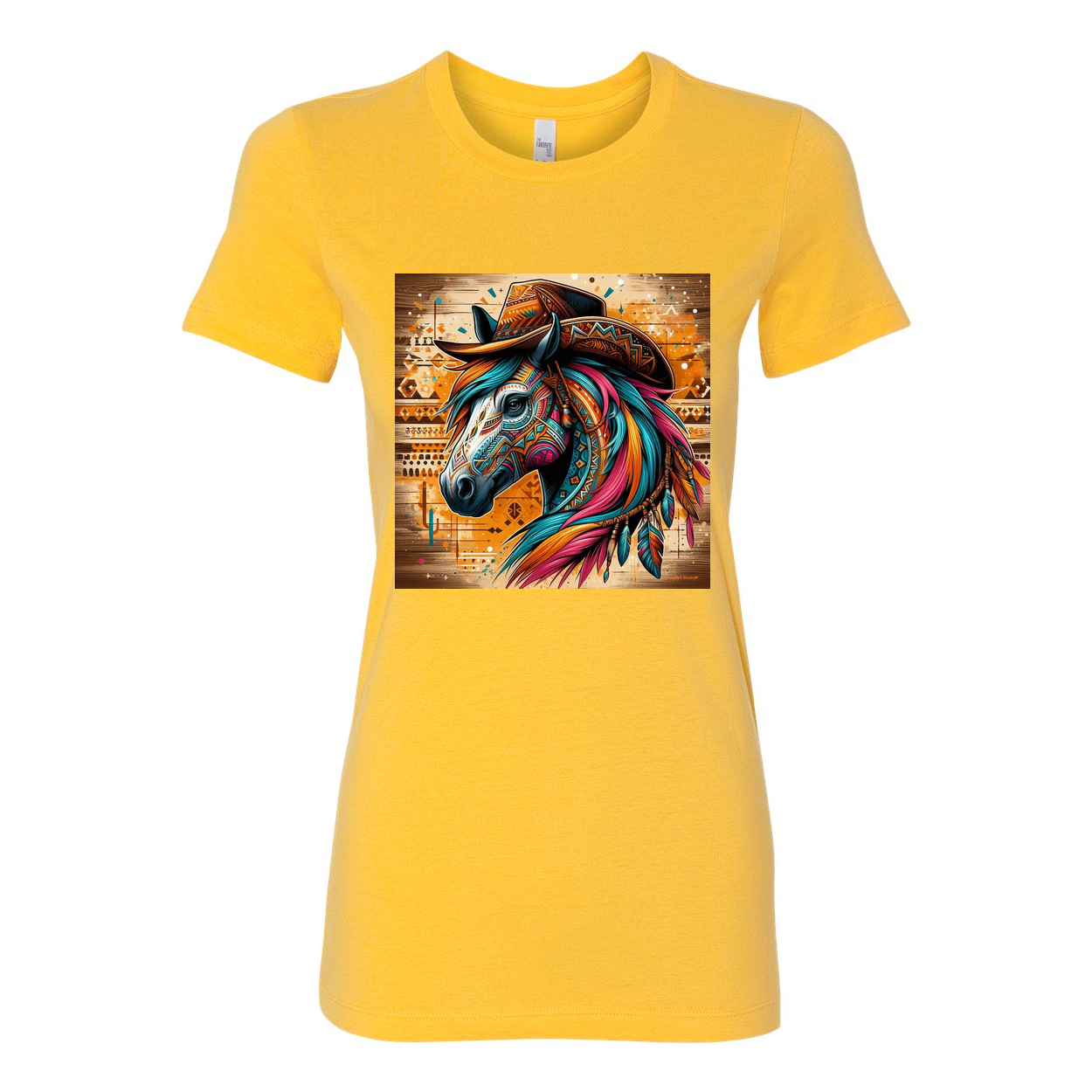 Cowboy Gus Tribal Horse Favorite T Shirts