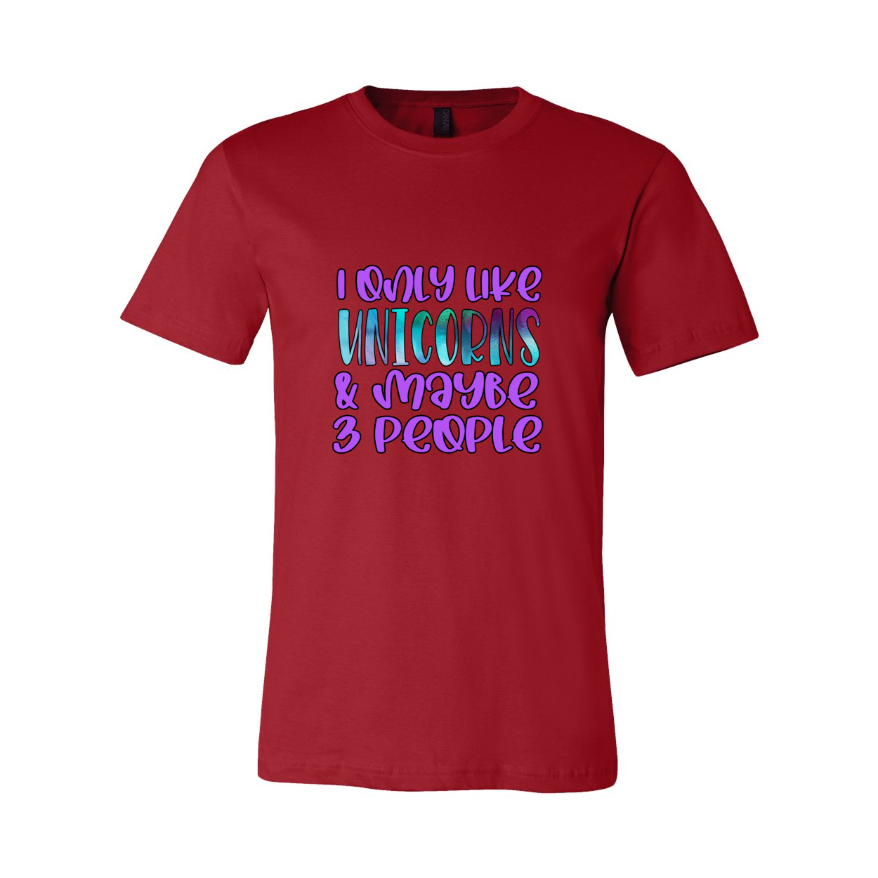 Cowgirl Roots™ I Only Like Unicorns and Maybe 3 People T Shirt