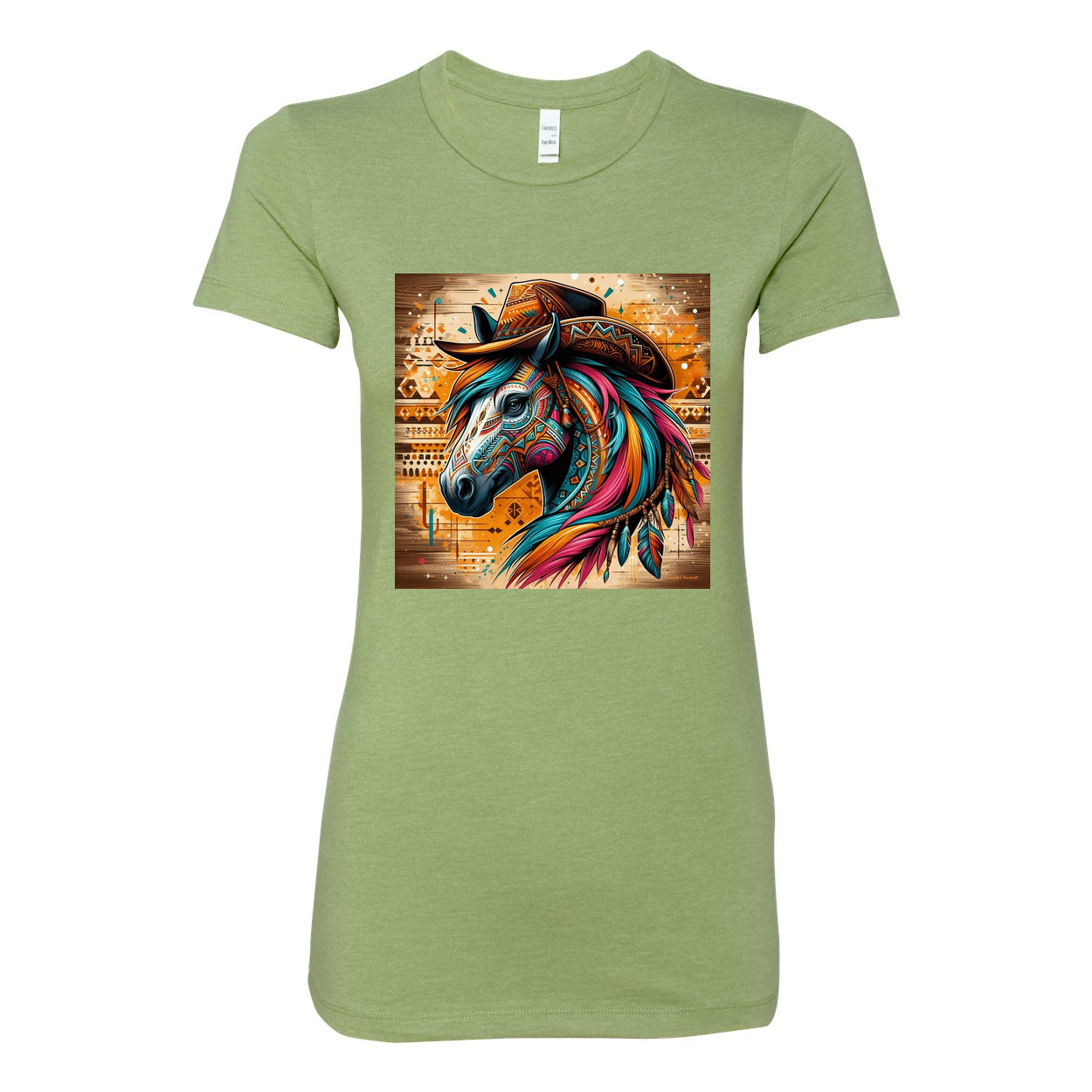 Cowboy Gus Tribal Horse Favorite T Shirts