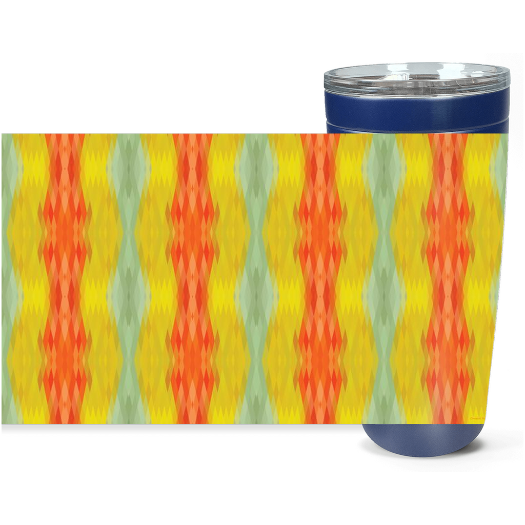 Cowgirl Roots™ Sunny Side Abstract Tribal Design Tumbler 20oz Stainless Steel Insulated Hot and Cold Travel Mugs