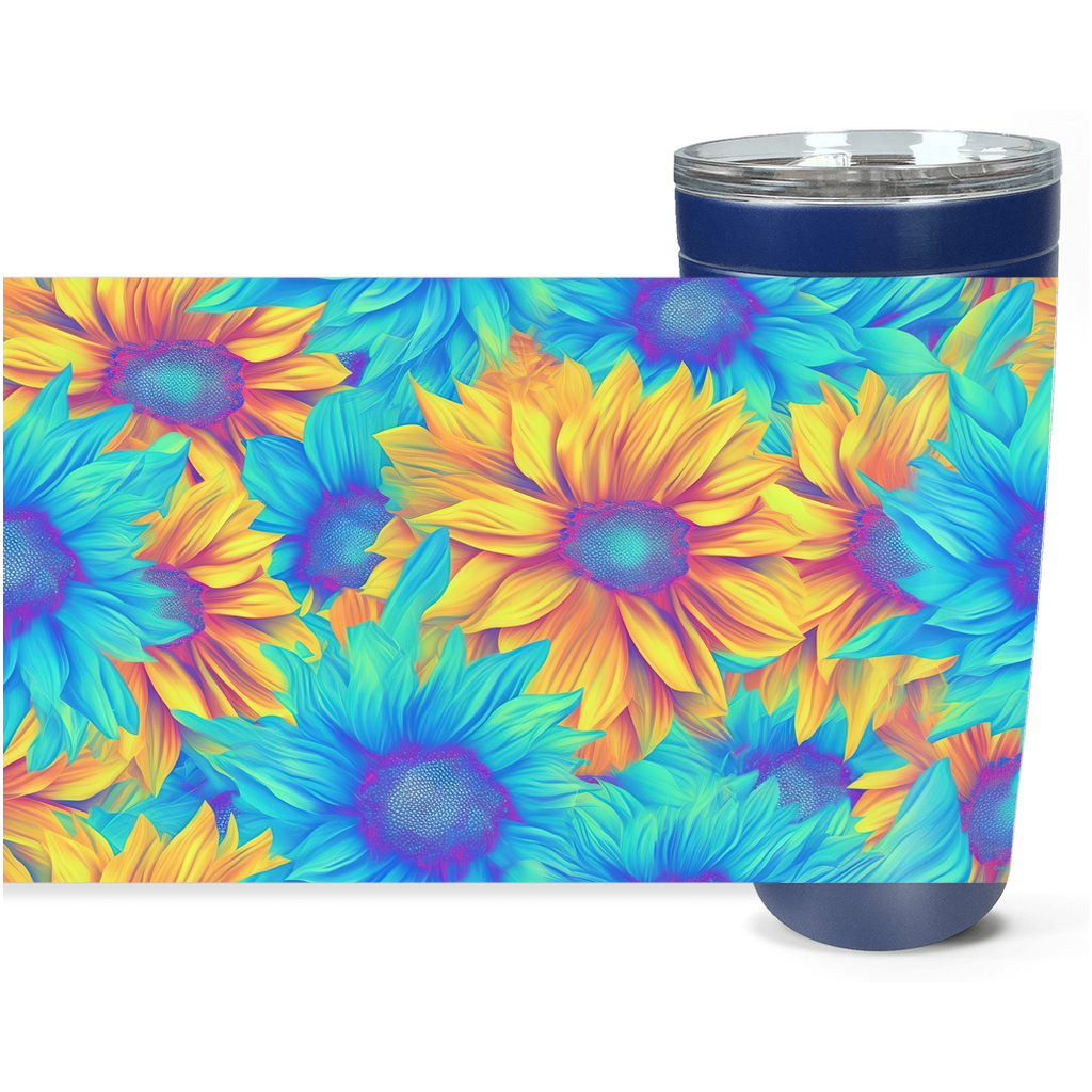 Cowgirl Roots™ Sunflowers Tumbler 20oz Stainless Steel Insulated Hot and Cold Travel Mugs