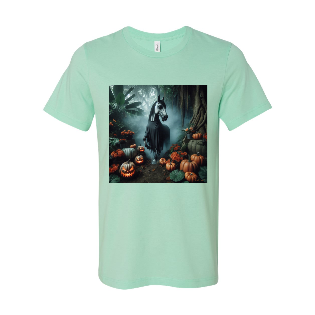 Eerie Halloween Horse T Shirt