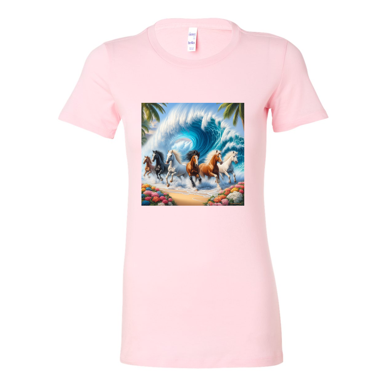 Ocean Herd of Horses Favorite T Shirts