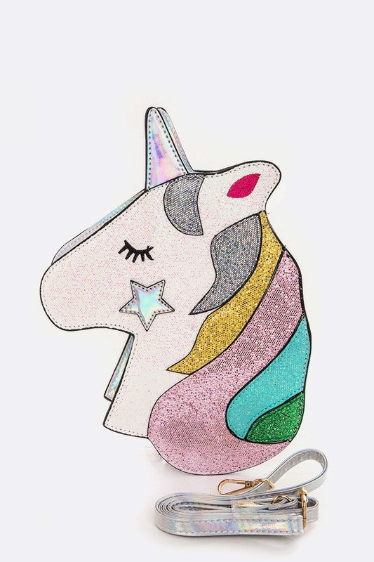 Iconic Unicorn Convertible Clutch Bag