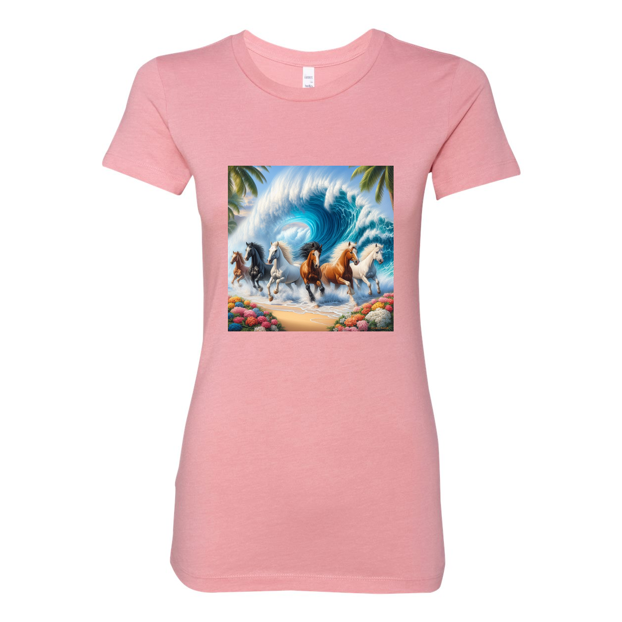 Ocean Herd of Horses Favorite T Shirts