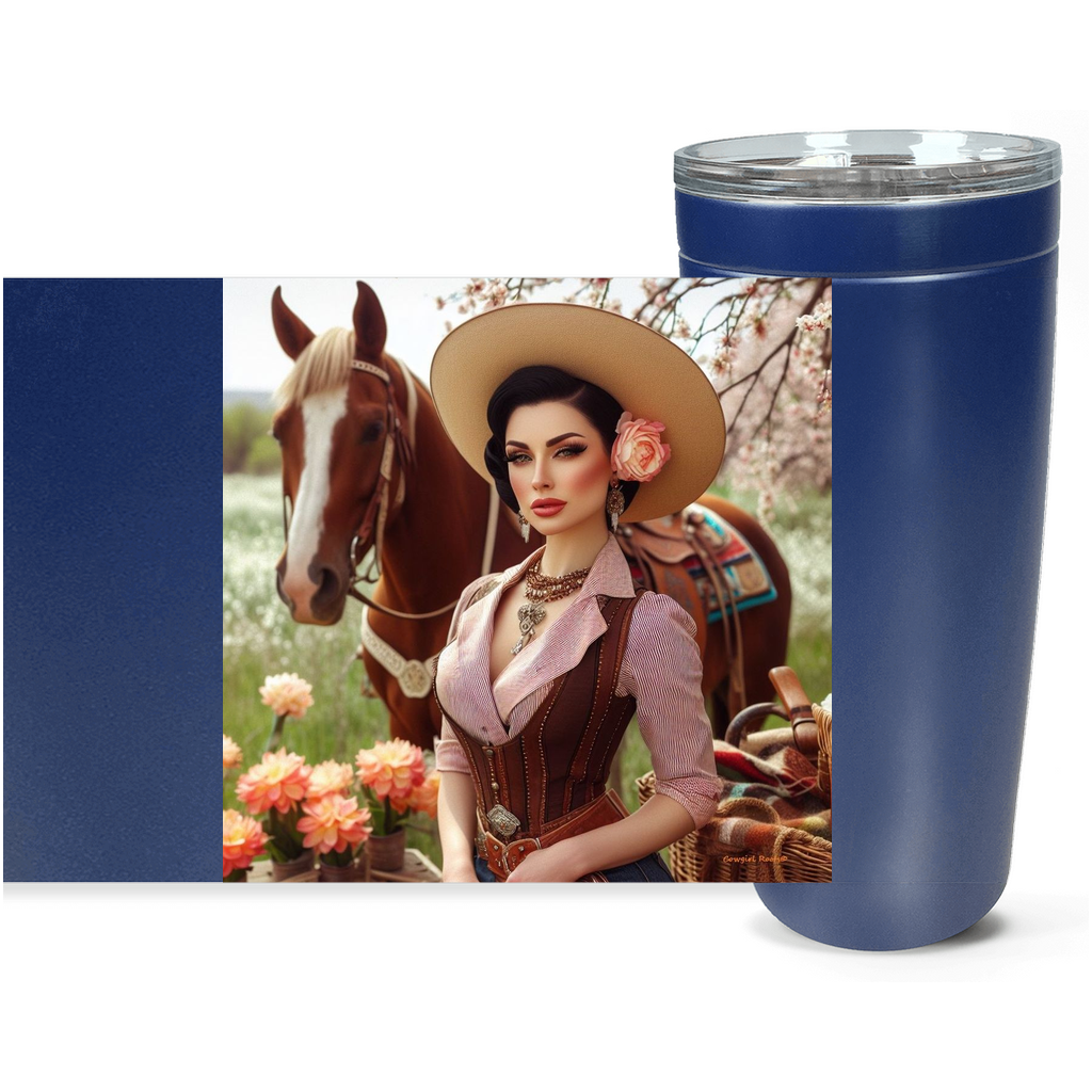 Cowgirl Roots™ Cowgirl Calypso Tumbler 20oz Stainless Steel Insulated Hot and Cold Travel Mugs