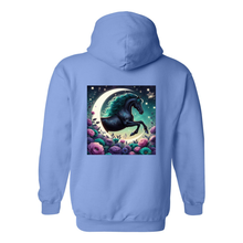 Load image into Gallery viewer, Dancing Filly Design on Back Front Pocket Hoodies
