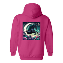 Load image into Gallery viewer, Dancing Filly Design on Back Front Pocket Hoodies
