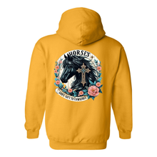 Load image into Gallery viewer, Gods Gift to Cowgirls Design On Back Front Pocket Hoodies
