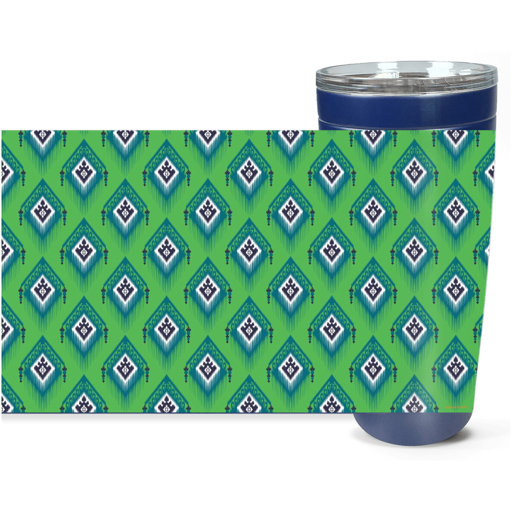 Cowgirl Roots™ Tess in Green Tumbler 20oz Stainless Steel Insulated Hot and Cold Travel Mugs