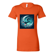 Load image into Gallery viewer, Moon Flowers Turquoise Horse Favorite T Shirt
