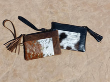 Load image into Gallery viewer, Genuine Hair on Hide and Leather Wristlets
