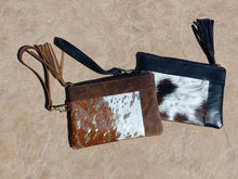Load image into Gallery viewer, Genuine Hair on Hide and Leather Wristlets
