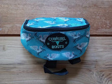 Load image into Gallery viewer, Turquoise Pegasus Horse Saddle Clutch Saddle Bag
