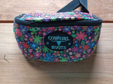 Load image into Gallery viewer, Country Flower Boho Saddle Clutch Saddle Bag
