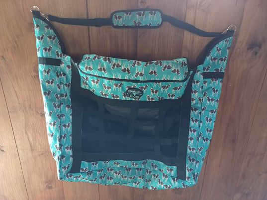 Cowgirl Roots™ Molly, Moo, Hay, Feed, Bag, Horse, Livestock, Adjustable Strap