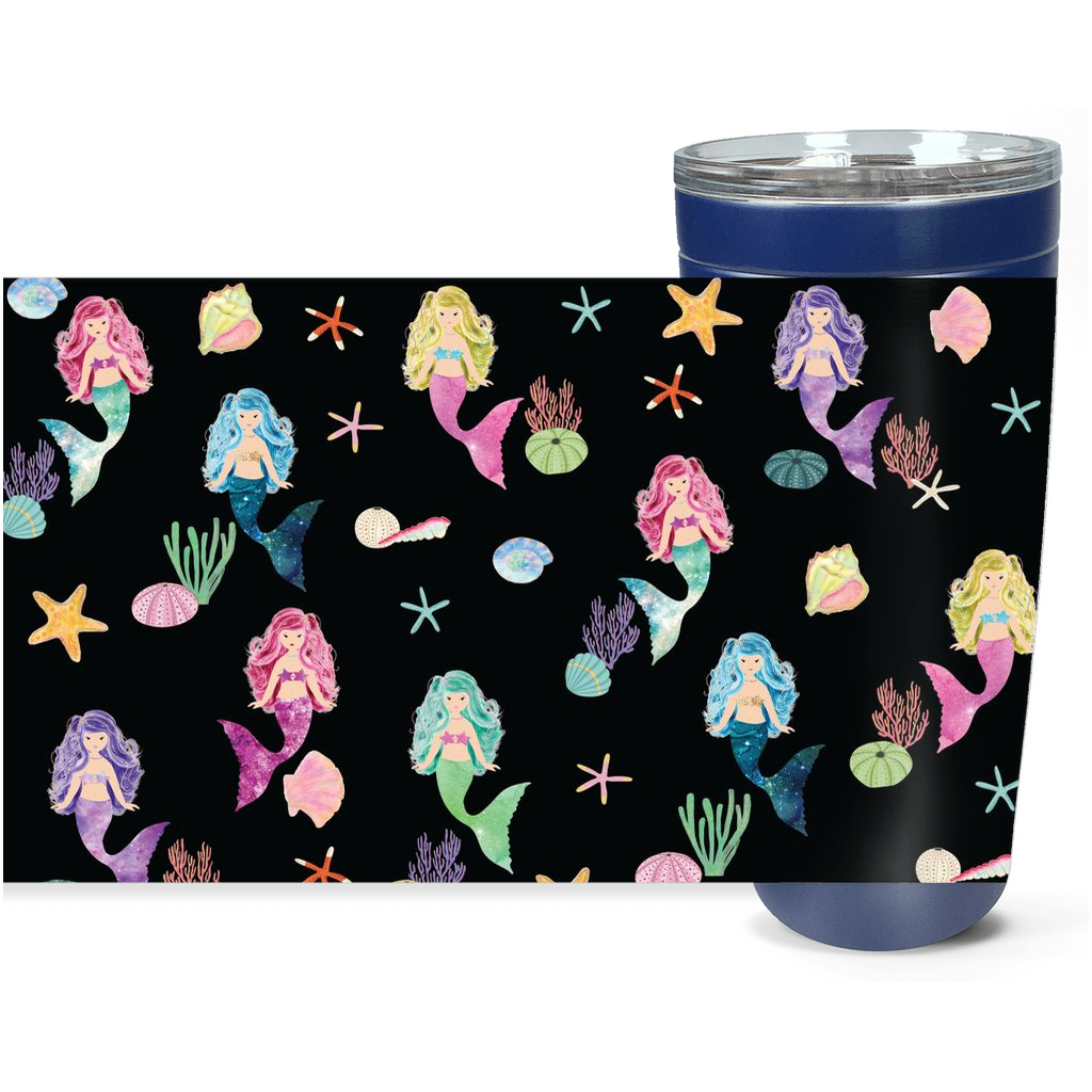 Cowgirl Roots™ Mermaids Tumbler 20oz Stainless Steel Insulated Hot and Cold Travel Mugs