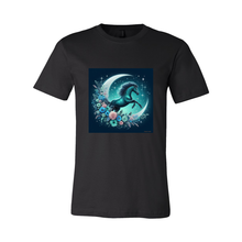 Load image into Gallery viewer, Moon Flowers Turquoise Horse T Shirts
