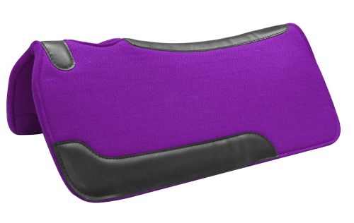 31" x 31" Felt Saddle Pad Blue Brown Pink or purple