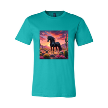 Load image into Gallery viewer, Black Stallion Desert Sunset Design T Shirts
