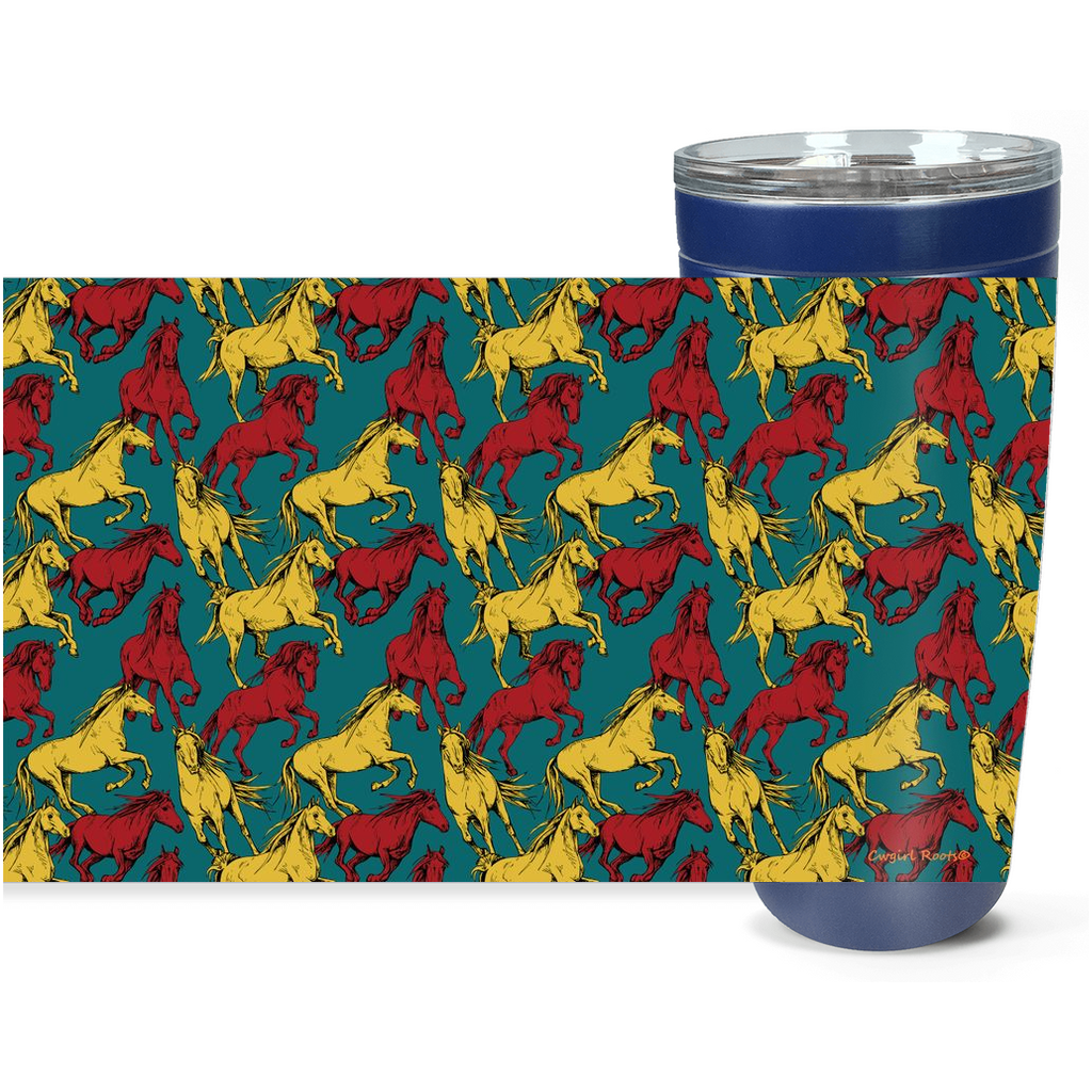 Cowgirl Roots™ Bohemian The Herd Tumbler 20oz Stainless Steel Insulated Hot and Cold Travel Mugs