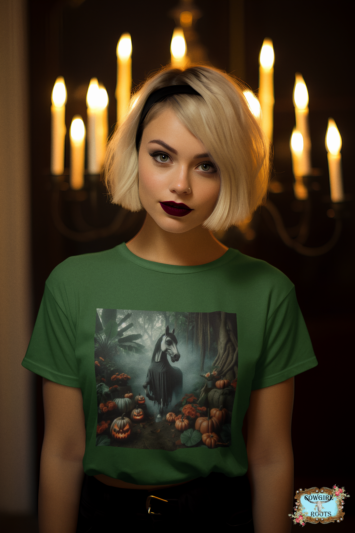 Eerie Halloween Horse T Shirt