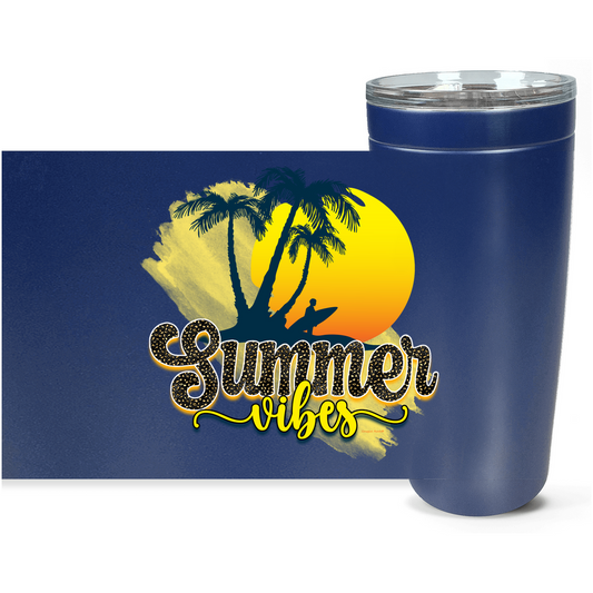 Cowgirl Roots™ Summer Vibes Tumbler 20oz Stainless Steel Insulated Hot and Cold Travel Mugs