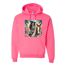 Load image into Gallery viewer, Cowgirl Tropics Pull Over Front Pocket Hoodies
