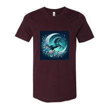 Load image into Gallery viewer, Moon Flowers Turquoise Horse T Shirts
