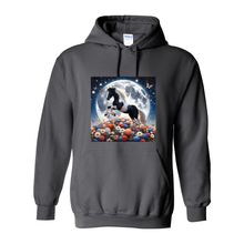 Load image into Gallery viewer, Spring Moon Horse Pull Over Front Pocket Hoodies
