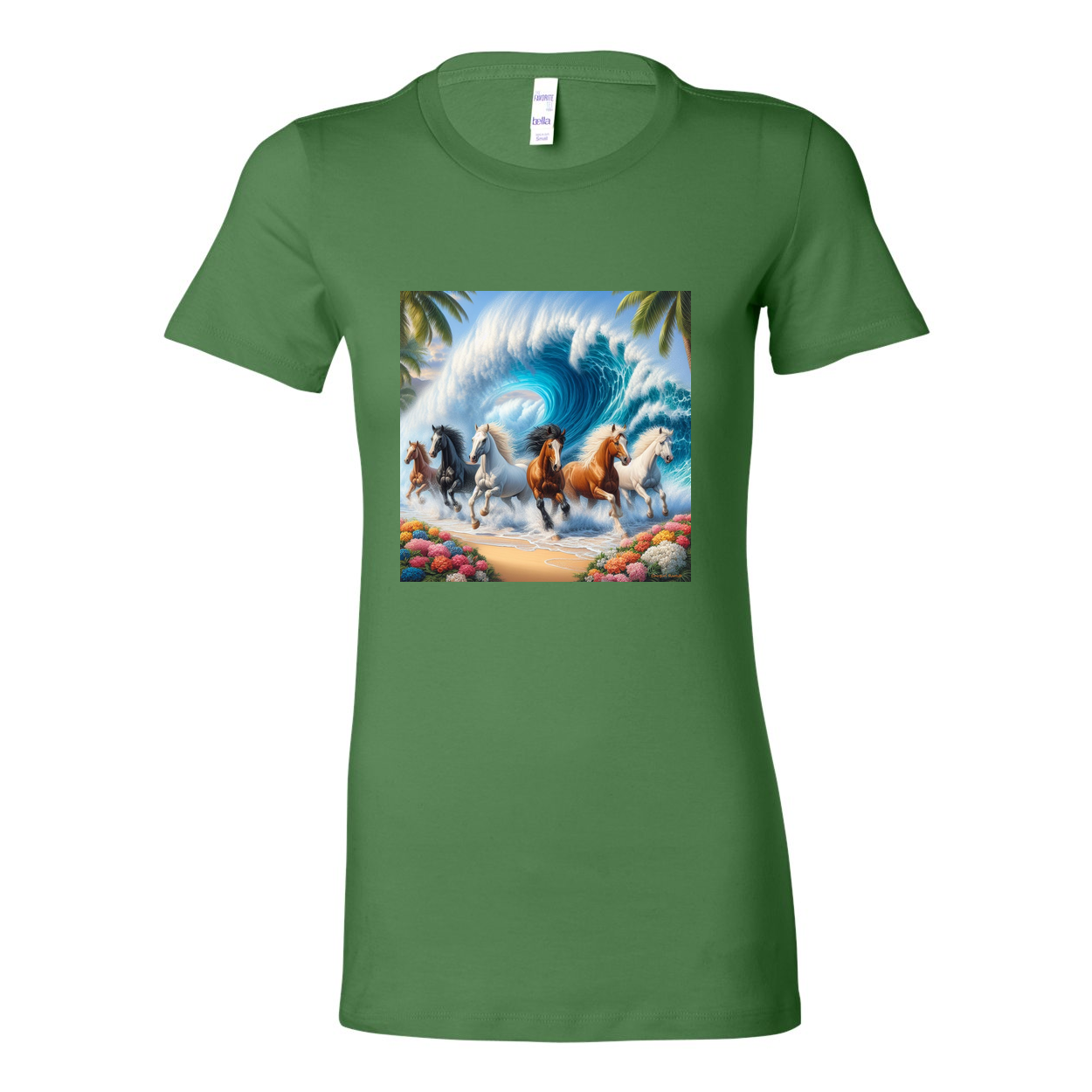 Ocean Herd of Horses Favorite T Shirts