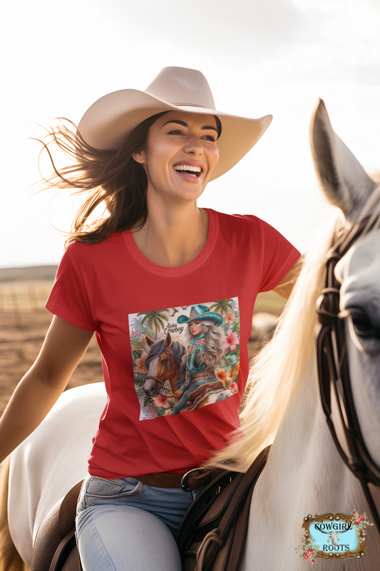 Aloha Cowboy Island Cowgirl Favorite T Shirts