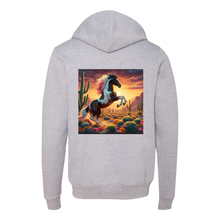 Load image into Gallery viewer, Painted Desert Paint Horse Zip-Up Front Pocket Sweatshirts
