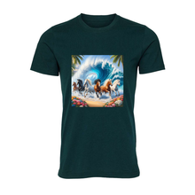 Load image into Gallery viewer, Ocean Herd of Horses T Shirts
